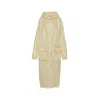 Maison Margiela Cotton Caban Coat Woman White