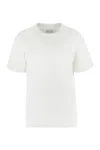 Maison Margiela Cotton Crew-neck T-shirt In White