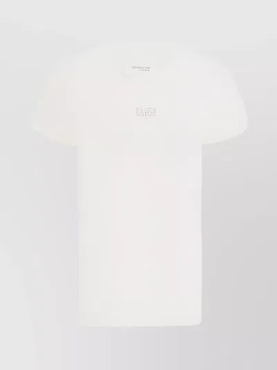 Maison Margiela Cotton Crew Neck T-shirt In White