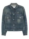 Maison Margiela Long-sleeved Denim Jacket In Blue