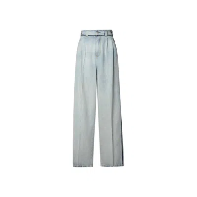 Maison Margiela Cotton Denim Jeans In Icy Slip