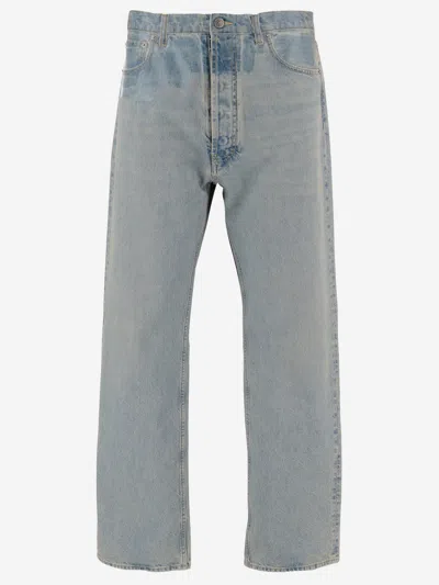 Maison Margiela Cotton Denim Jeans In Blue