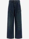 Maison Margiela Cotton Denim Workwear Jeans In Blue