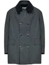 Maison Margiela Cotton Jacket In Blau