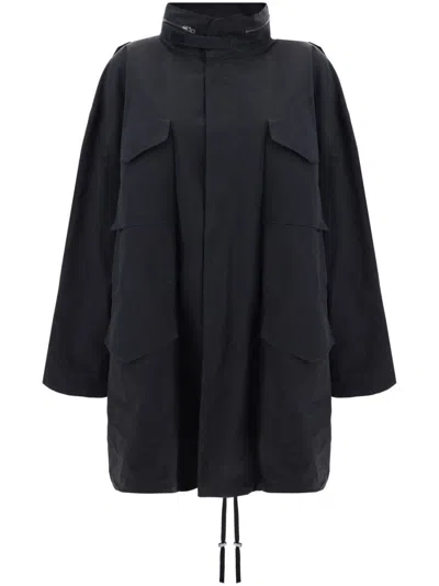 MAISON MARGIELA COTTON HOODED COAT