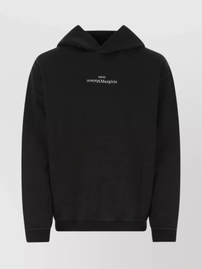 MAISON MARGIELA COTTON HOODED OVERSIZE SWEATER