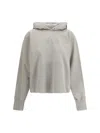 Maison Margiela Cotton Hoodie In Gray
