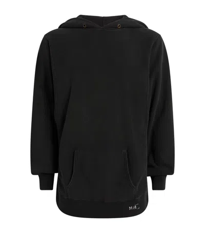 Maison Margiela Cotton Hoodie In Black