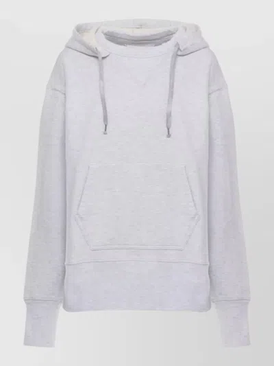 Maison Margiela Cotton Hoodie Long Sleeves Kangaroo Pocket In Gray