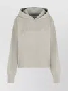 Maison Margiela Cotton Hoodie With Drawstring And Long Sleeves In Gray