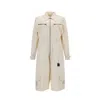 Maison Margiela Pocket-detail Knee-length Playsuit In Neutral