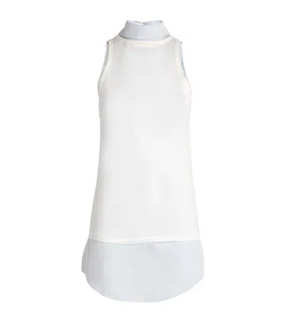 Maison Margiela Multilayer Cotton Top In White