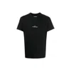 Maison Margiela Black Printed T-shirt In Black