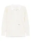 Maison Margiela Polo Shirt With Print In Neutral