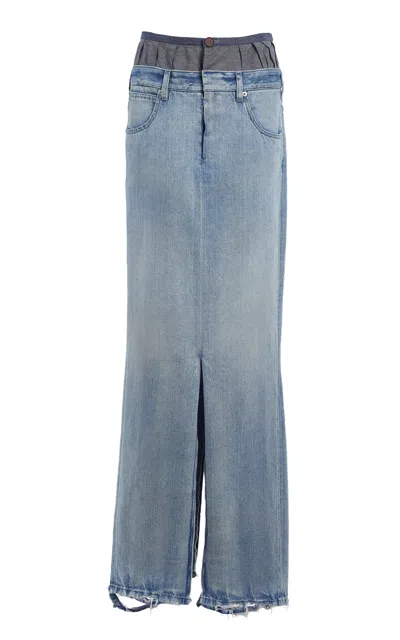 MAISON MARGIELA COTTON MAXI SKIRT