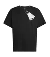 Maison Margiela Cotton Numeric Tab Print T-shirt In Black