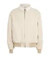 Maison Margiela Casual Jacket With Ribbed Cuffs And Hem In Neutral