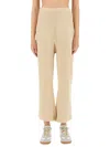 Maison Margiela Cotton Trousers With Distressed Finish