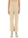 Maison Margiela Cotton Trousers With Distressed Finish