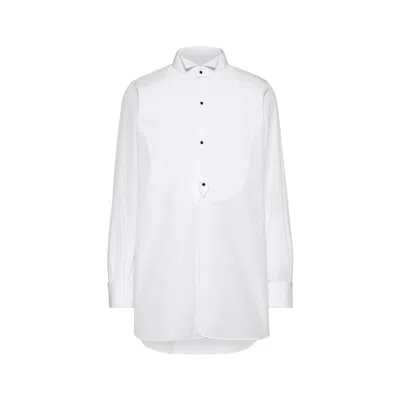 Maison Margiela Cotton Poplin Shirt Man White