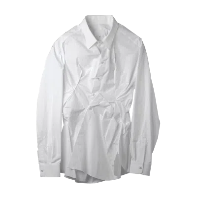 Maison Margiela Cotton Poplin Shirt White