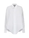 Maison Margiela White Regular Solid Shirt In White