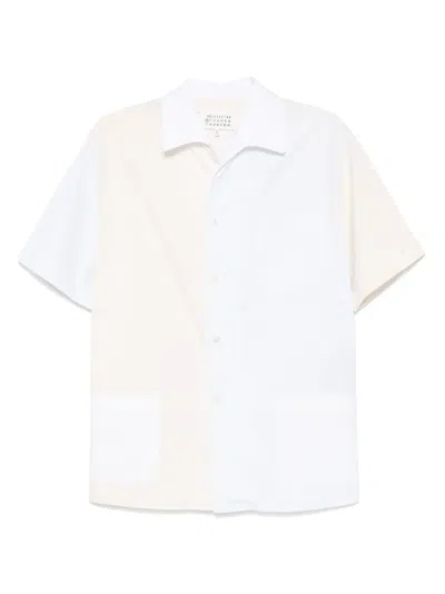 Maison Margiela Cotton Shirt In Blue