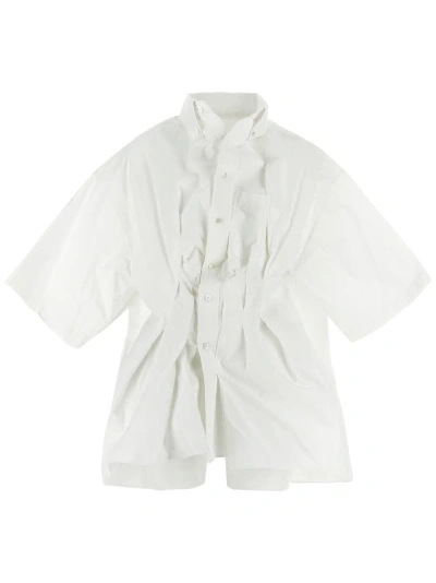 Maison Margiela Cotton Shirt In White