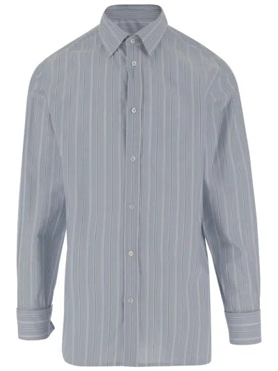MAISON MARGIELA MAISON MARGIELA COTTON SHIRT WITH STRIPED PATTERN