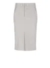 Maison Margiela Belt Loops Skirts In Gray
