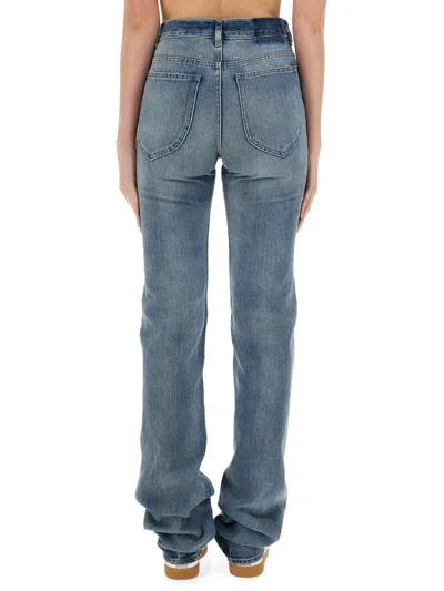Maison Margiela Cotton Straight-leg Jeans In Multi