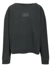 Maison Margiela Men's Charcoal Cotton Sweatshirt In Green