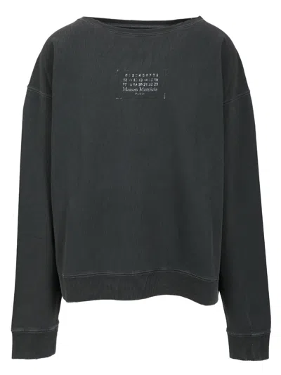 Maison Margiela Cotton Sweatshirt Sweatshirts Grey In Green