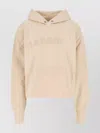 Maison Margiela Cotton Sweatshirt With Hood And Ribbed Cuffs In Neutral
