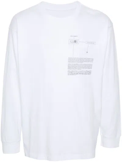 Maison Margiela Cotton T-shirt In White