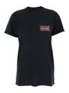 Maison Margiela Charcoal Brand-print Crewneck Cotton-jersey T-shirt In Black