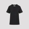 Maison Margiela Four-stitch Cotton T-shirt In Black