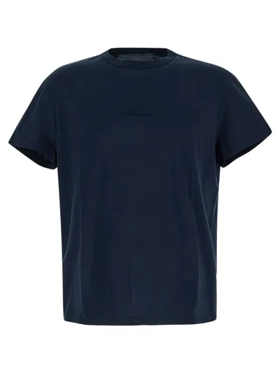 Maison Margiela Cotton T-shirt In Blue