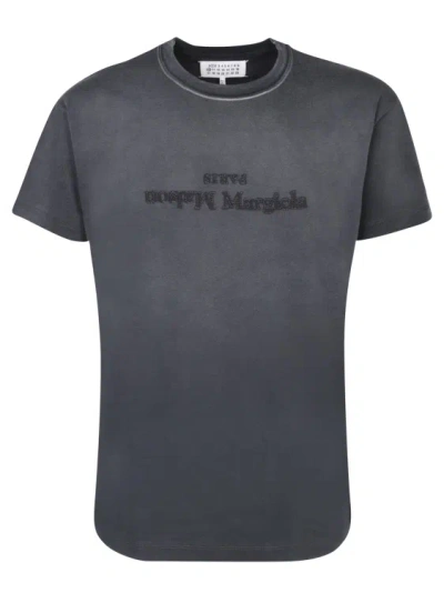 Maison Margiela Cotton T-shirt In Grey