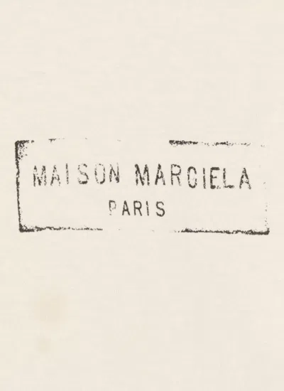 Maison Margiela Cotton T-shirt In Ivory