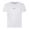Maison Margiela Cotton T-shirt With Distorted Logo In White