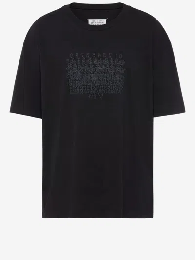 MAISON MARGIELA MAISON MARGIELA COTTON T SHIRT WITH LOGO