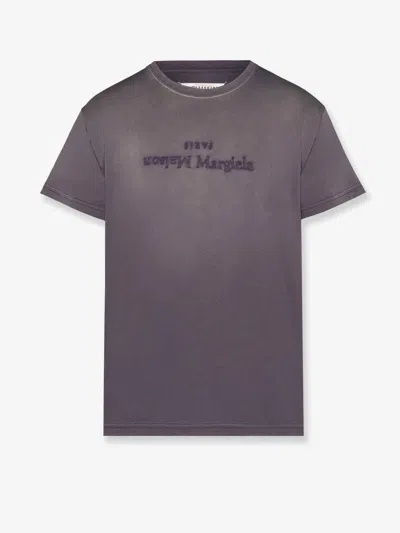 MAISON MARGIELA COTTON T-SHIRT WITH REWASHED EFFECT