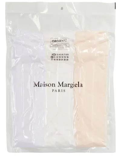 Maison Margiela Cotton T-shirt (pack Of Three) In Multi