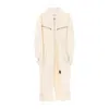 Maison Margiela Pocket-detail Knee-length Playsuit In Neutral