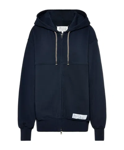 Maison Margiela Graphic-print Zip-up Hoodie In Multi