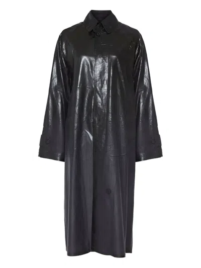 MAISON MARGIELA CRACKLE-EFFECT RAINCOAT