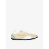 Maison Margiela Sneakers Sprinters In Pelle E Cotone Beige In Cream Comb