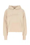 Maison Margiela Beige Embroidered Logo Sweatshirt