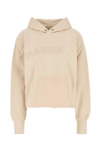 MAISON MARGIELA CREAM COTTON SWEATSHIRT